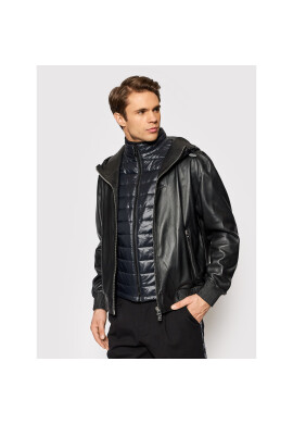 Boss Кожено яке Martes 50464945 Черен Regular Fit - Pepit.bg