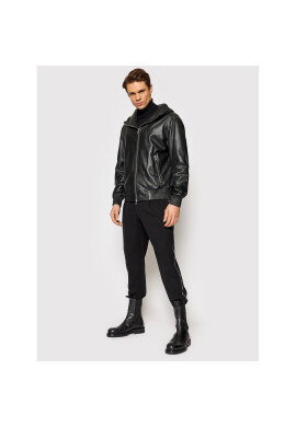 Boss Кожено яке Martes 50464945 Черен Regular Fit - Pepit.bg