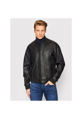 Boss Кожено яке Noran 50456267 Черен Regular Fit - Pepit.bg