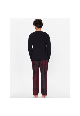 Boss Пижама Easy 50488084 Черен Regular Fit - Pepit.bg