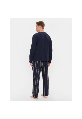 Boss Пижама Easy 50488084 Тъмносин Regular Fit - Pepit.bg