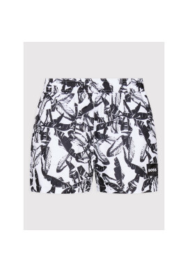 Boss Плувни шорти Salmon 50469328 Бял Regular Fit - Pepit.bg