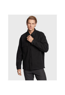 Boss Преходно яке Lowo 50476051 Черен Oversize - Pepit.bg