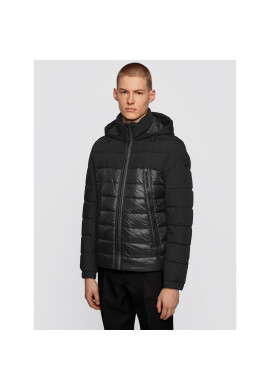 Boss Пухено яке Cerano 50444501 Черен Regular Fit - Pepit.bg