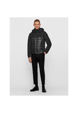 Boss Пухено яке Cerano 50444501 Черен Regular Fit - Pepit.bg
