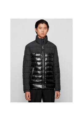 Boss Пухено яке Cure 50446165 Черен Regular Fit - Pepit.bg