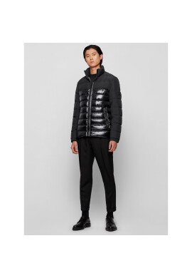 Boss Пухено яке Cure 50446165 Черен Regular Fit - Pepit.bg