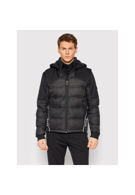 Boss Пухено яке J_Colla 50463437 Черен Regular Fit - Pepit.bg
