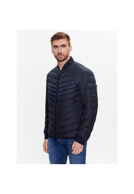 Boss Пухено яке 50487055 Тъмносин Regular Fit - Pepit.bg