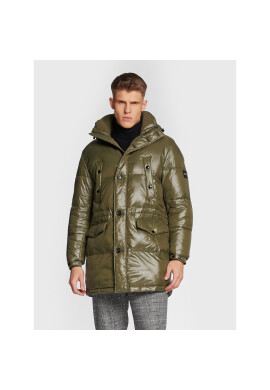 Boss Пухено яке Cian 50487834 Зелен Regular Fit - Pepit.bg