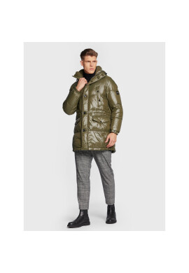 Boss Пухено яке Cian 50487834 Зелен Regular Fit - Pepit.bg