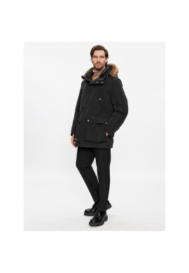 Boss Пухено яке Dadico 50499371 Черен Regular Fit - Pepit.bg