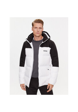 Boss Пухено яке J_Hamar1 50497558 Бял Regular Fit - Pepit.bg