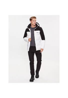 Boss Пухено яке J_Hamar1 50497558 Бял Regular Fit - Pepit.bg