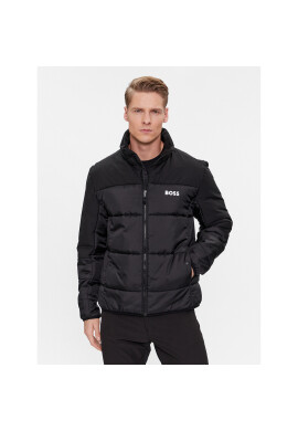 Boss Пухено яке J_Hamar2 50497559 Черен Regular Fit - Pepit.bg