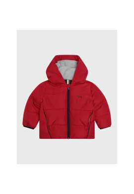 Boss Пухено яке J06255 M Червен Regular Fit - Pepit.bg