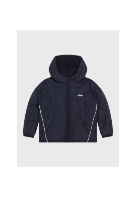 Boss Пухено яке J06255 M Тъмносин Regular Fit - Pepit.bg