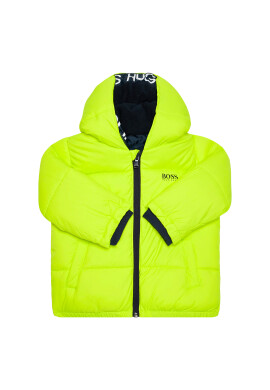 Boss Пухено яке J26417 S Зелен Regular Fit - Pepit.bg