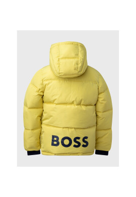 Boss Пухено яке J26488 D Жълт Regular Fit - Pepit.bg