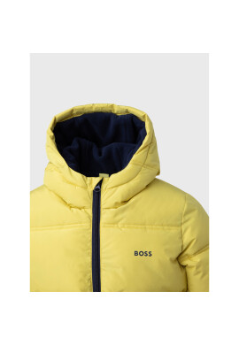 Boss Пухено яке J26488 D Жълт Regular Fit - Pepit.bg