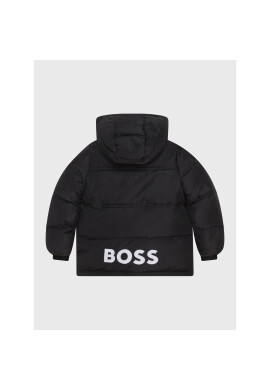 Boss Пухено яке J26488 S Черен Regular Fit - Pepit.bg