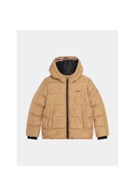 Boss Пухено яке J26518 D Бежов Regular Fit - Pepit.bg