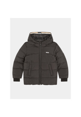 Boss Пухено яке J26518 D Черен Regular Fit - Pepit.bg