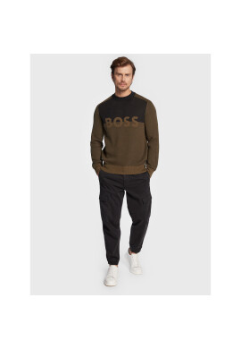 Boss Пуловер Asave 50474884 Зелен Regular Fit - Pepit.bg