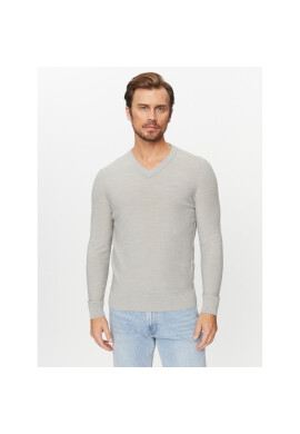 Boss Пуловер Avac_V 50510750 Сив Regular Fit - Pepit.bg
