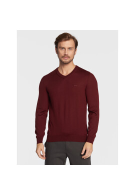Boss Пуловер Baram-L 50476363 Бордо Regular Fit - Pepit.bg