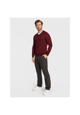Boss Пуловер Baram-L 50476363 Бордо Regular Fit - Pepit.bg