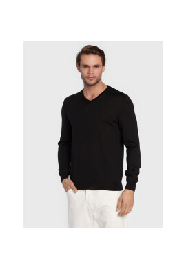 Boss Пуловер Baram-L 50476363 Черен Regular Fit - Pepit.bg