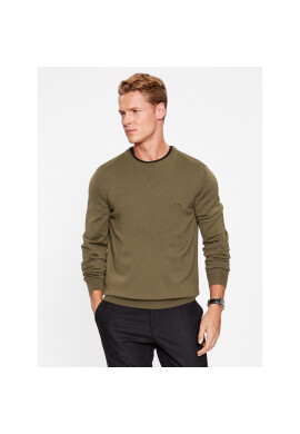 Boss Пуловер Botto-L 50476364 Зелен Regular Fit - Pepit.bg