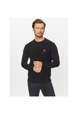 Boss Пуловер Kesom 50474873 Черен Regular Fit - Pepit.bg