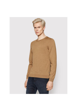 Boss Пуловер Leno-P 50378575 Кафяв Slim Fit - Pepit.bg