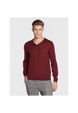 Boss Пуловер Melba-P 50468261 Бордо Slim Fit - Pepit.bg