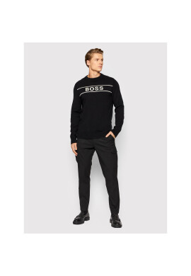 Boss Пуловер Ubail 50463060 Черен Regular Fit - Pepit.bg