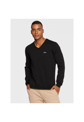 Boss Пуловер Vitom_W22 50475089 Черен Regular Fit - Pepit.bg