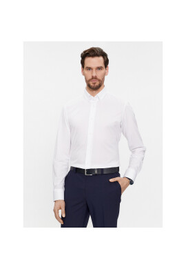 Boss Риза 50469378 Бял Regular Fit - Pepit.bg