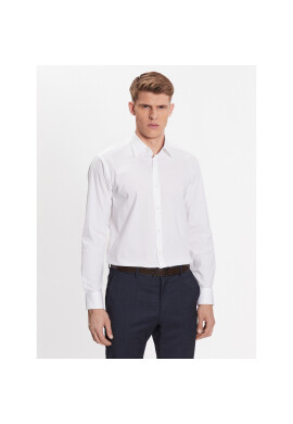 Boss Риза 50473265 Бял Regular Fit - Pepit.bg