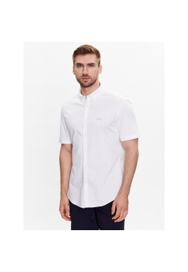 Boss Риза Biadia 50487500 Бял Regular Fit - Pepit.bg
