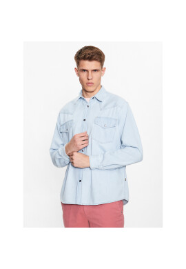 Boss дънкова риза 50489489 Син Relaxed Fit - Pepit.bg