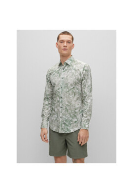 Boss Риза H-Hank-Kent-C1-214 50490034 Зелен Slim Fit - Pepit.bg