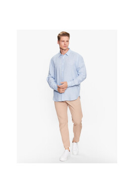 Boss Риза Liam 50490340 Син Regular Fit - Pepit.bg