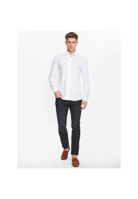 Boss Риза C-Hal-Kent 50490414 Бял Casual Fit - Pepit.bg
