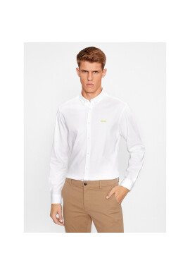 Boss Риза Biado_R 50497486 Бял Slim Fit - Pepit.bg