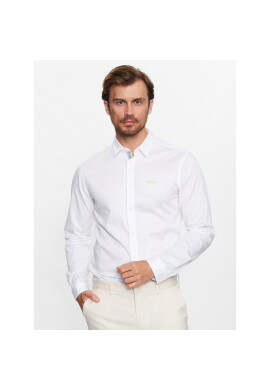 Boss Риза Bink 50487527 Бял Regular Fit - Pepit.bg