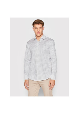 Boss Риза Hank 50473311 Бял Slim Fit - Pepit.bg