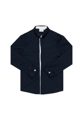 Boss Риза J25G53 S Тъмносин Slim Fit - Pepit.bg