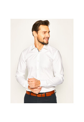 Boss Риза Jesse 50428199 Бял Slim Fit - Pepit.bg